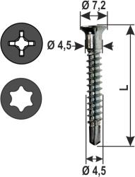 Sonderschraube für Sicherheitsschließbleche