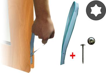 Carrying aid for wooden windows