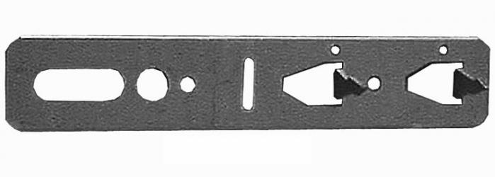 Wall anchor, single pieced - wood