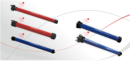 Mechanical limit switch and built-in receiver