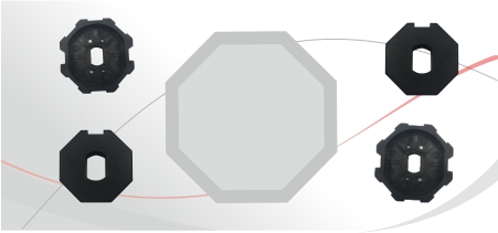 Adapters for octagonal shafts