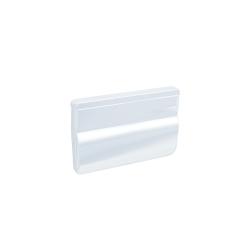 Balcony door handle, rectangular door handle, exterior use