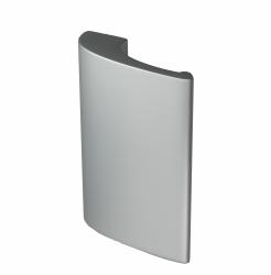 Balcony door handle, hidden screwing