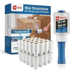 2x Bündelstretchfolie, Länge 150 m, inkl. 1 Abroller 100 mm ( 1 ST ) 