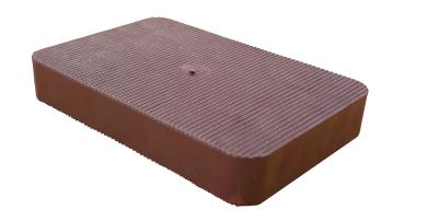 Load transfer blocks / spacers / shims, red-brown 60x40x10 mm ( 500 ST ) 60 x 40 x 10 mm