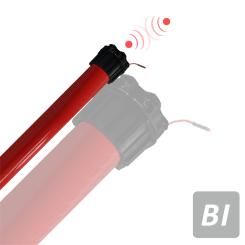 Tubular motor, mechanical limit switch, built-in receiver, 13 Nm with adapter for Ø 40 mm octagonal shaft, radio code BI ( 1 ST ) 13 Nm (max. 29 kg) | 40 mm, 8-Kant