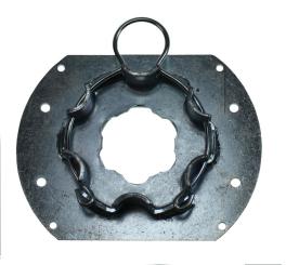 Prefabricated bracket for tubular motors with clippable motor heads, for roller shutter boxes from Inoutic ( 1 ST ) Inoutic, Deceuninck