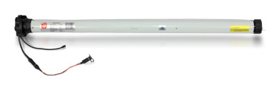 AKKU-Rohrmotor, elektronisch einstellbare Endlagen, 6 Nm, Funkprotokoll BI, ( 1 ST ) Motor mit Systemstecker | 50 mm Rund, 6 Nm (max. 11 kg)