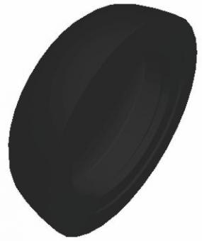 Abdeckkappe schwarz ( 1000 ST ) schwarz