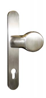 External door knob, stainless steel with fixing cam 246 mm ( 1 ST ) 