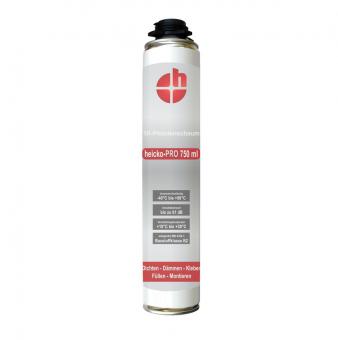 mousse polyuréthane pistolable monocomposant "heicko-PRO" 750 ml ( 12 ST ) 