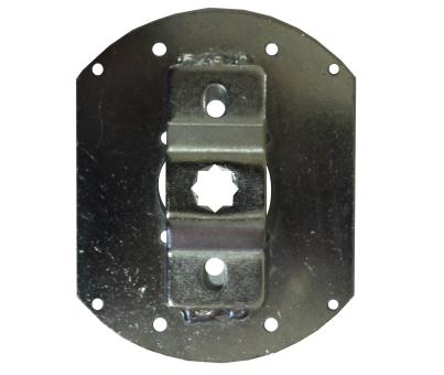 Prefabricated bracket for tubular motors with 10 mm square shaft, for roller shutter boxes from Inoutic ( 1 ST ) 